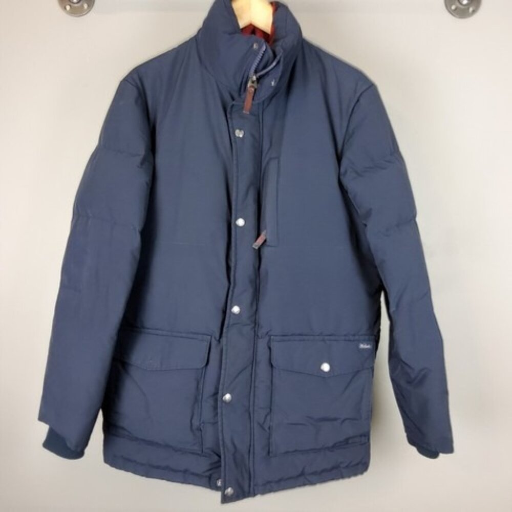 Woolrich Langhorne Men's Puffer Jacket Size Medium Deep Navy 550 Fill 16106